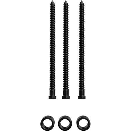 Ekena Millwork Barnfold 2-Door 7/8" Extension Kit, Matte Black GB6007M2EXMB